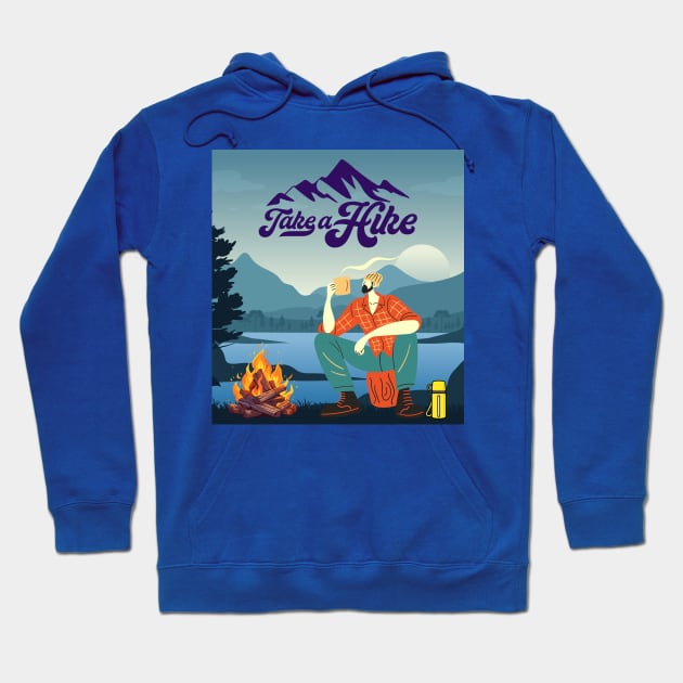 Take a hike Hoodie by Benjamin Customs